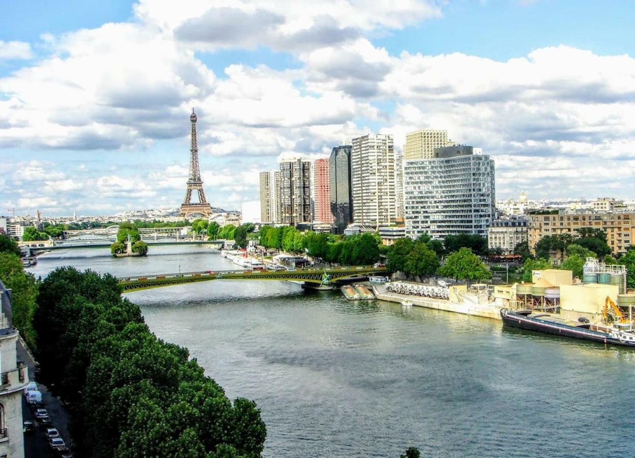 Luxe Eiffel Tower And Seine River Leilighet Paris Eksteriør bilde